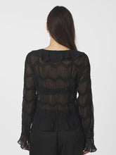 Indlæs billede til gallerivisning NEO NOIR Anika Crepe Chiffon Sort
