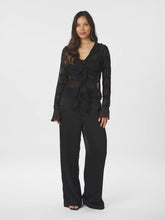 Indlæs billede til gallerivisning NEO NOIR Anika Crepe Chiffon Sort
