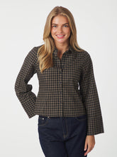 Indlæs billede til gallerivisning NEO NOIR Rosa Mini Check Shirt Black
