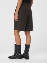 Indlæs billede til gallerivisning NEO NOIR Nika Mini Check Shorts Brown Melange
