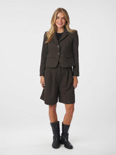 Indlæs billede til gallerivisning NEO NOIR Nika Mini Check Shorts Brown Melange
