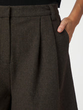 Indlæs billede til gallerivisning NEO NOIR Nika Mini Check Shorts Brown Melange
