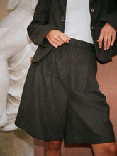 Indlæs billede til gallerivisning NEO NOIR Nika Mini Check Shorts Brown Melange
