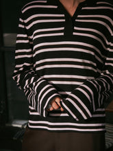 Indlæs billede til gallerivisning NEO NOIR Mala Polo Knit Blouse Dark Brown
