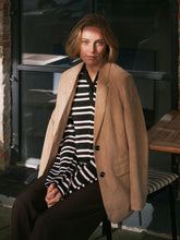 Indlæs billede til gallerivisning NEO NOIR Mala Polo Knit Blouse Dark Brown
