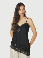 Indlæs billede til gallerivisning NEO NOIR Viole Lace Top Sort
