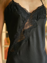 Indlæs billede til gallerivisning NEO NOIR Viole Lace Top Sort
