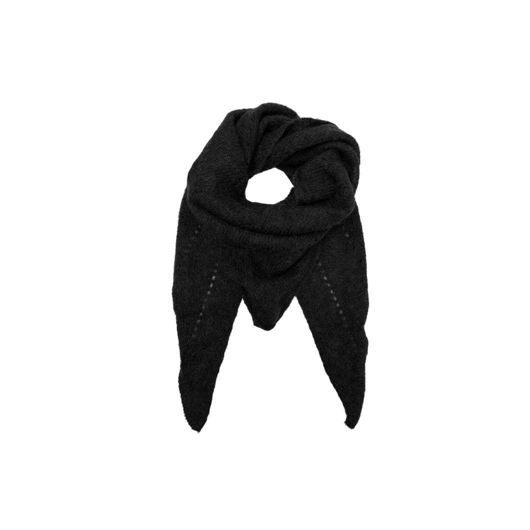 BLACK COLOUR Bcdell Knitted Mini Scarf Black