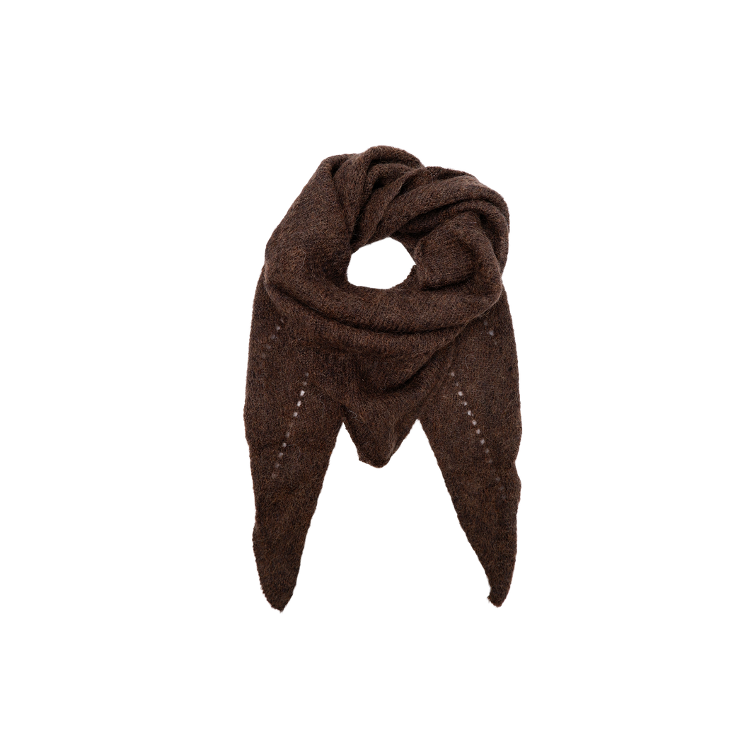 BLACK COLOUR Bcdell Knitted Mini Scarf Mocca