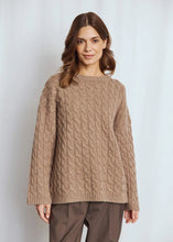 Indlæs billede til gallerivisning BRUUN &amp; STENGADE Miranda Reg. Fit Knitwear Brown
