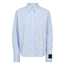Indlæs billede til gallerivisning HAUTE L'AMITIE Sophie Classy Stripe Shirt Pale Blue
