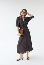 Indlæs billede til gallerivisning CO' COUTURE Hera Puff Dress Dark Brown
