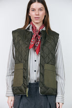 Indlæs billede til gallerivisning LOLLYS LAUNDRY Unity Vest Dark Green
