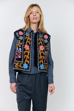 Indlæs billede til gallerivisning LOLLYS LAUNDRY Bin Vest Dark Blue
