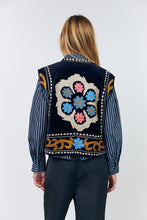 Indlæs billede til gallerivisning LOLLYS LAUNDRY Bin Vest Dark Blue
