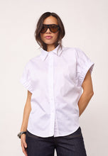 Indlæs billede til gallerivisning CO' COUTURE Poppy Elastic Cuff Shirt Hvid
