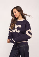 Indlæs billede til gallerivisning CO' COUTURE Row Coco Logo Knit Navy
