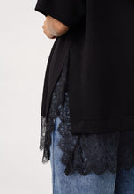 Indlæs billede til gallerivisning CO' COUTURE Larson Mix Lace Tee Sort
