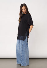 Indlæs billede til gallerivisning CO' COUTURE Larson Mix Lace Tee Sort
