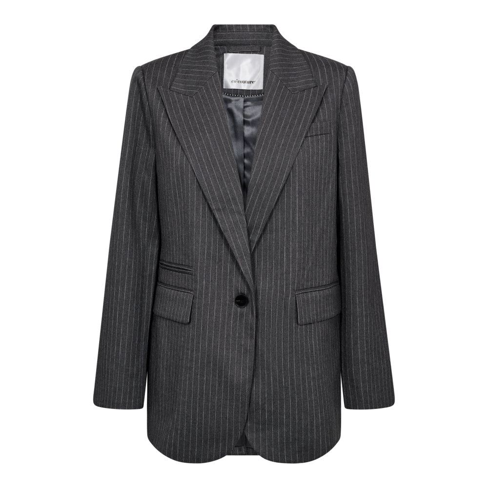 CO' COUTURE Ida Pin Single Blazer Mid Grey