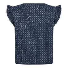 Indlæs billede til gallerivisning CO&#39; COUTURE Sequin Denim Vest Denim Blue
