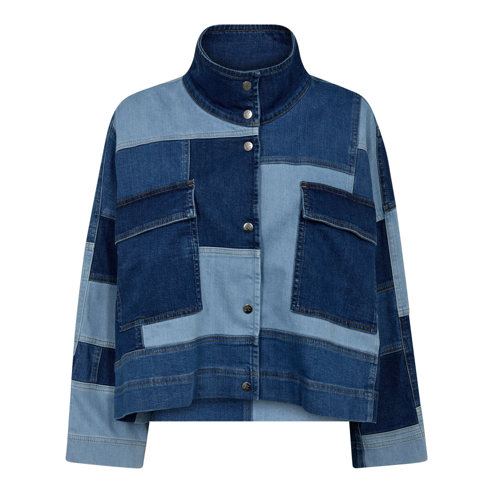 CO' COUTURE Patch Denim Box Jacket