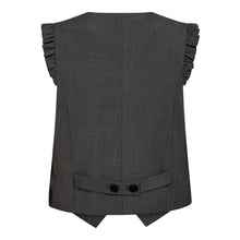 Indlæs billede til gallerivisning CO&#39;COUTURE Liane Frill Tailor Vest Dark Grey
