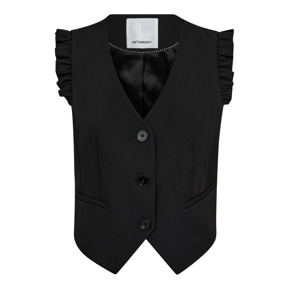 CO' COUTURE Liane Frill Tailor Vest Sort