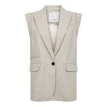 Indlæs billede til gallerivisning CO&#39; COUTURE Lisa Linen Wing Vest Bone
