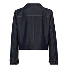 Indlæs billede til gallerivisning CO&#39; COUTURE Terry Denim Jacket Dark Denim
