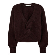 Indlæs billede til gallerivisning CO&#39; COUTURE Cozy Twist Back Knit Mocca
