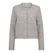 Indlæs billede til gallerivisning CO&#39; COUTURE Pointelle Cardigan Pale Grey
