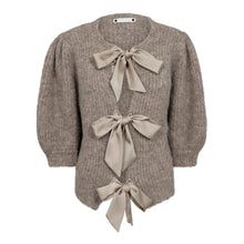 Indlæs billede til gallerivisning CO&#39; COUTURE Coralie Bow Rib Cardigan Walnut
