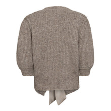 Indlæs billede til gallerivisning CO&#39; COUTURE Coralie Bow Rib Cardigan Walnut
