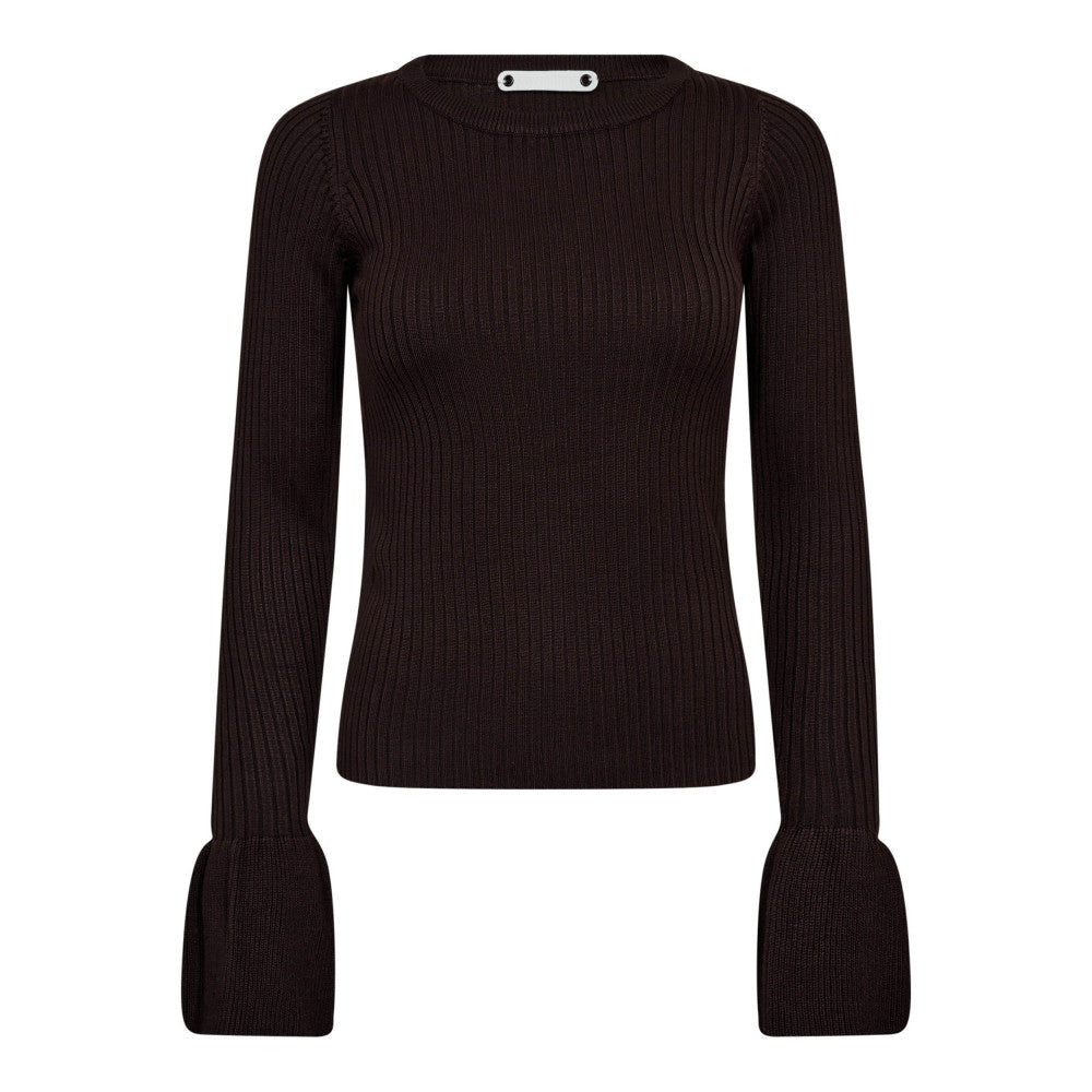 CO' COUTURE BalinCCWide Cuff Knit Dark Brown