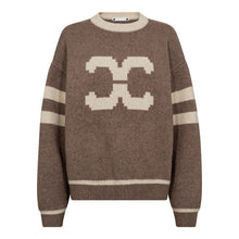 Indlæs billede til gallerivisning CO&#39; COUTURE Row Coco Logo Knit Walnut
