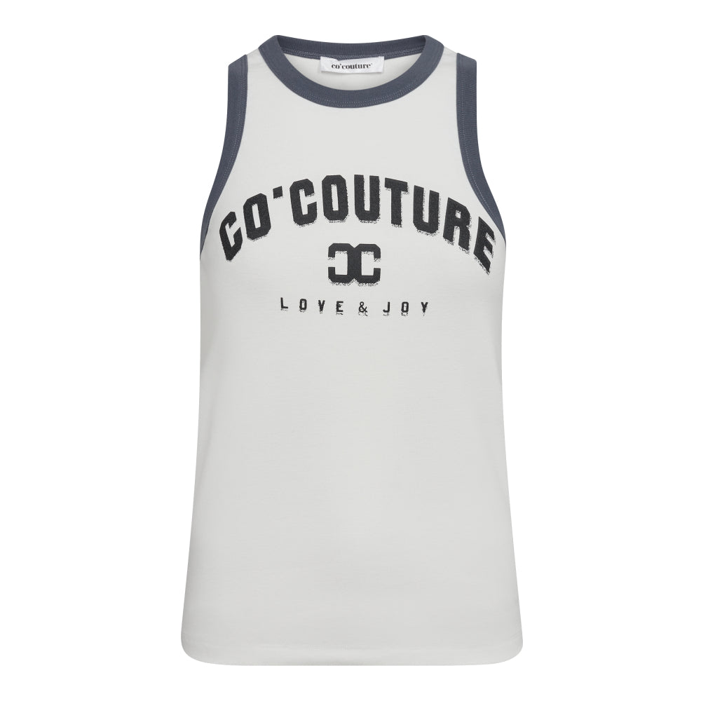 CO' COUTURE Edge Tank Top Hvid