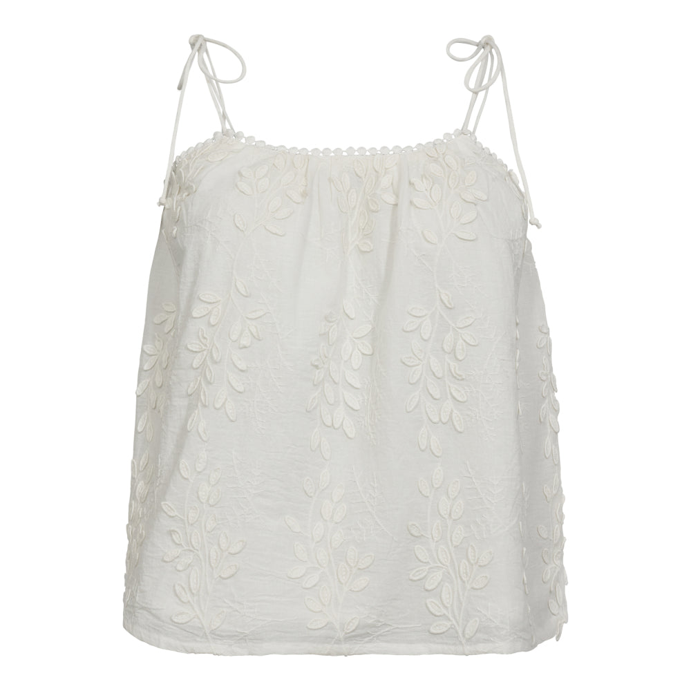 CO' COUTURE Nessa Singlet Off White