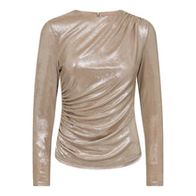 Indlæs billede til gallerivisning CO&#39; COUTURE Margot Drape Blouse Champagne
