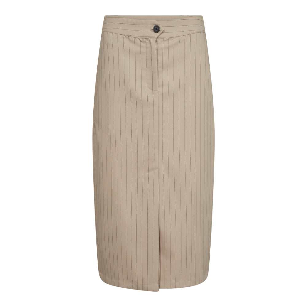 CO' COUTURE Pima Pin Pencil Skirt Beige