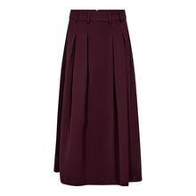 Indlæs billede til gallerivisning CO&#39; COUTURE Anya Pleat Skirt Wine Red
