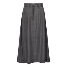 Indlæs billede til gallerivisning CO' COUTURE Anya Denim Pleat Skirt Mid Grey
