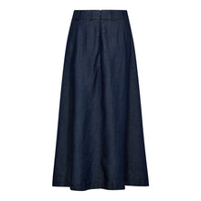 Indlæs billede til gallerivisning CO&#39; COUTURE Anya Denim Pleat Skirt Dark Denim
