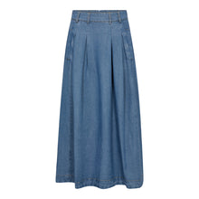 Indlæs billede til gallerivisning CO&#39; COUTURE Anya Denim Pleat Skirt Dark Denim
