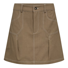 Indlæs billede til gallerivisning CO&#39; COUTURE Davita Mini Pleat Skirt Walnut
