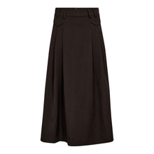 Indlæs billede til gallerivisning CO&#39; COUTURE Luna Pocket Pleat Skirt Dark Brown
