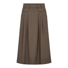 Indlæs billede til gallerivisning CO&#39; COUTURE Luna Pocket Pleat Skirt Walnut
