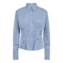 Indlæs billede til gallerivisning CO&#39; COUTURE Pleat Waist Shirt Pale Blue
