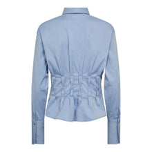 Indlæs billede til gallerivisning CO&#39; COUTURE Pleat Waist Shirt Pale Blue
