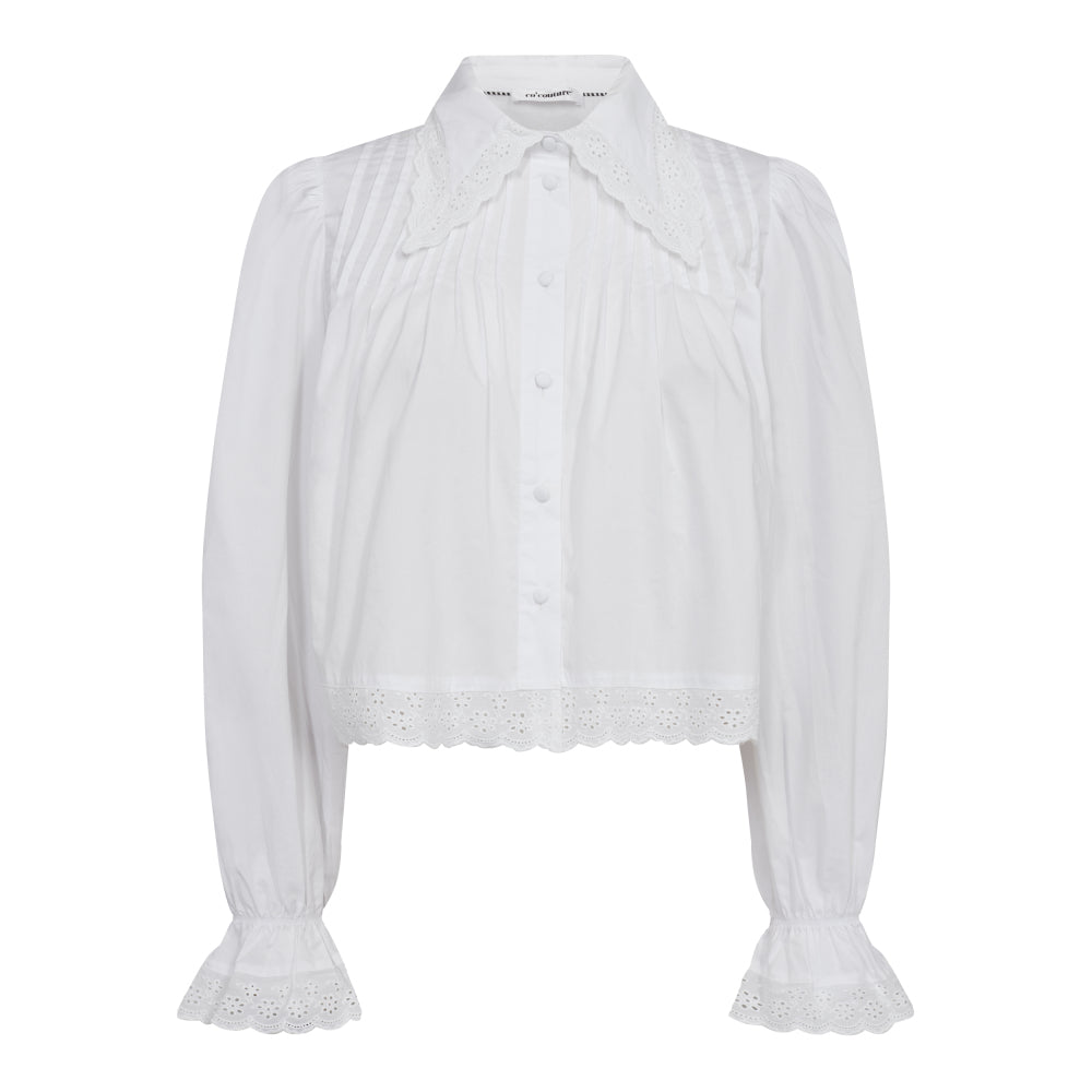 CO' COUTURE Prima Anglaise Shirt Hvid